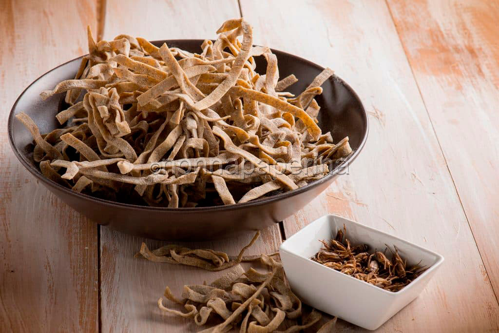 tagliatelle con farina di grillo