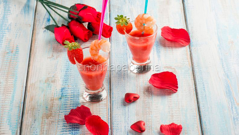 gazpacho di pomodoro e fragole