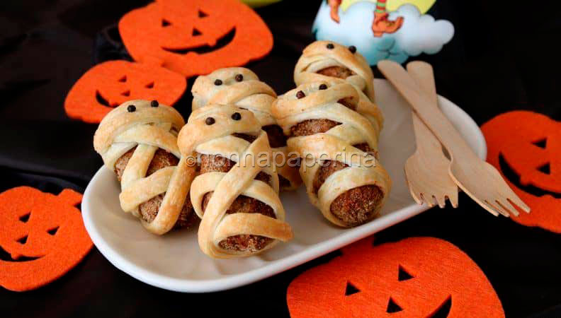Polpette mummificate , il piatto ideale per festeggiare Halloween