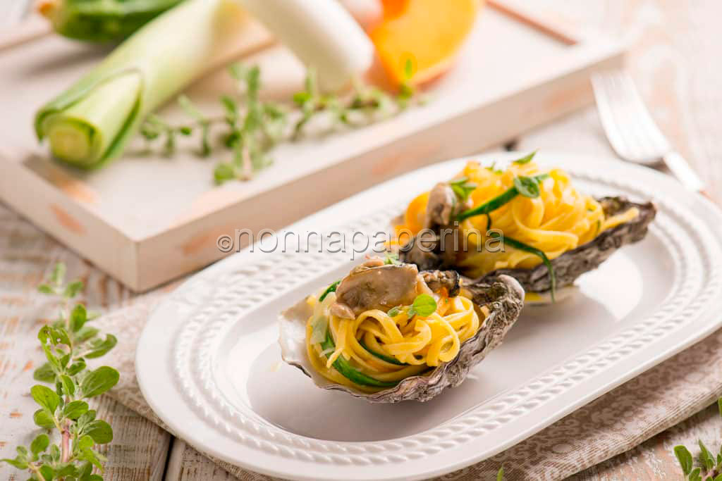 tagliolini nelle ostriche